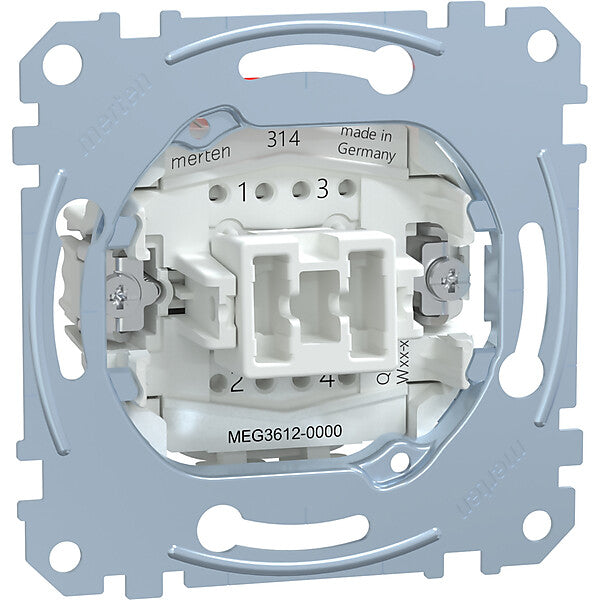 Merten Ausschalter-Einsatz 2-pol. 2-pol.16AX 250VAC MEG3612-0000